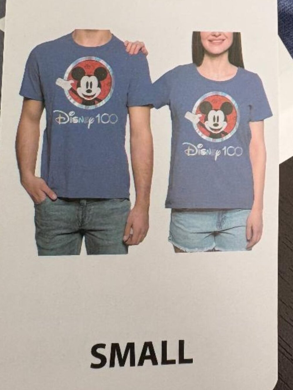 Disney Unisex 100 Adult Graphic Tee - NWT